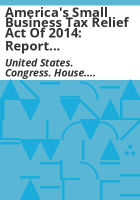 America_s_Small_Business_Tax_Relief_Act_of_2014